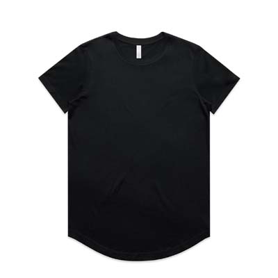 The AS Colour Maple Curve Tee is a regular, mid weight 180gsm cotton tee.  Curved hem.  5 colours.  Just add your logo or design.