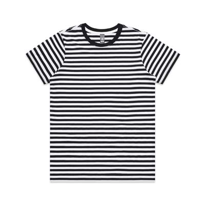 The AS Colour Maple Stripe Tee is a regular fit, crew neck, lightweight women's tee.  4 colours.  100% cotton.  XS - 2XL.  Great women's cotton tees from AS Colour.