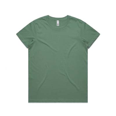 The AS Colour Womens Basic Tee is a regular fit, mid weight, 160gsm cotton tee. Tear out label. 12 colours. Great option for your team and brand.