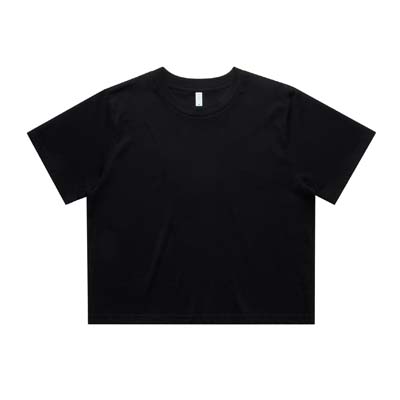 The AS Colour Womens Classic Crop Tee is ideal for printing.  Cropped, relaxed fit.  Heavyweight 220gsm.  6 colours.  Great branded tees.
