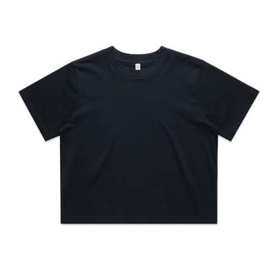 The AS Colour Womens Classic Crop Tee is ideal for printing.  Cropped, relaxed fit.  Heavyweight 220gsm.  6 colours.  Great branded tees.
