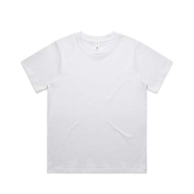 The AS Colour Womens Classic Minus Tee is a heavyweight 220gsm cotton tee.  Relaxed fit.  Black and white.  XS - 2XL.  Great printed retail tees.