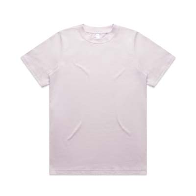 The AS Colour Womens Heavy Tee is a heavyweight 280gsm cotton tee. Boxy oversized fit. 7 colours. XS - XL. Great branded heavyweight retail tees.