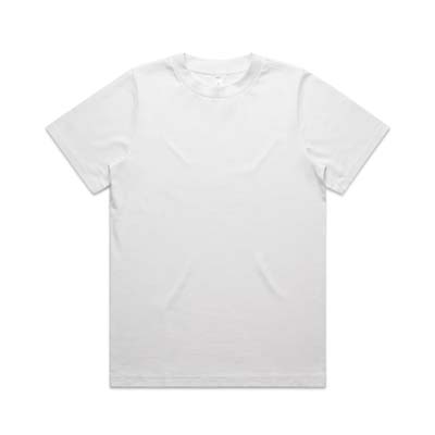 The AS Colour Womens Heavy Tee is a heavyweight 280gsm cotton tee.  Boxy oversized fit.  7 colours.  XS - XL.  Great branded heavyweight retail tees.