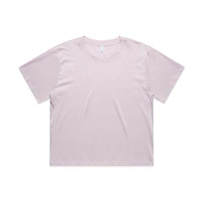 The AS Colour Martina Crop Tee is a mid weight 180gsm womens tee. 4 colours. Cropped tee. XS - 2XL. Great branded retail crop tees for your label.