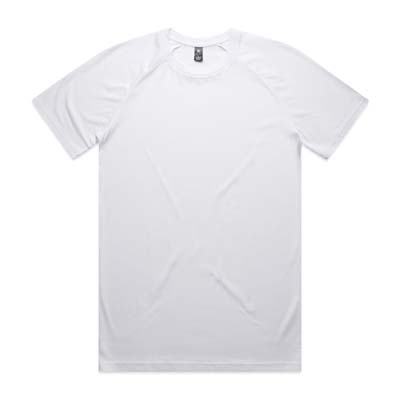 The AS Colour Staple Raglan Tee is a regular fit, 180gsm 100% combed cotton.  In Black or White.  S - 3xl.  Great option for your team with your logo.