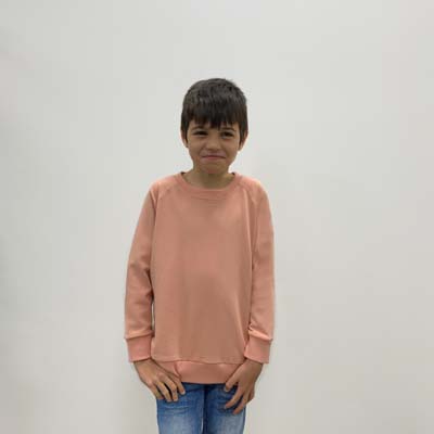 The Baby Blanks big Kids Crew Neck Jumper is a 100% cotton, elastane, unbrushed fleece.  6 colours.  Size 6 -12.  Generous fit.  Good length.  Great printable kids crews.