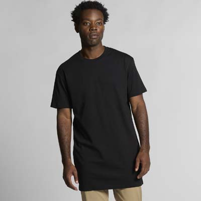 The AS Colour Tall Tee is a 100% cotton, 180gsm tee. Available in 2 colours. Sizes S - 2XL. Made for those that need taller tees.
