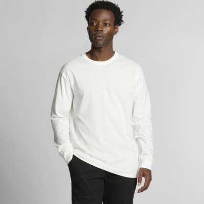 The AS Colour Staple Organic Long Sleeve tee is a mid weight, regular fit long sleeve organic tee.  3 colours.  XS - 3XL.
