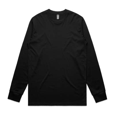 The AS Colour Staple Long Sleeve tee is a regular fit, 180gsm combed cotton long sleeve tee.  13 colours.  S - 5XL available.