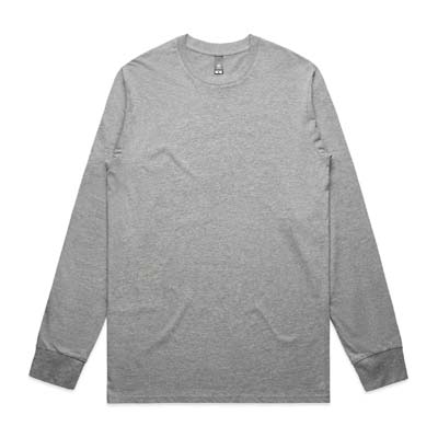The AS Colour Staple Long Sleeve tee is a regular fit, 180gsm combed cotton long sleeve tee.  13 colours.  S - 5XL available.