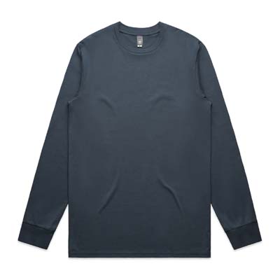 The AS Colour Staple Long Sleeve tee is a regular fit, 180gsm combed cotton long sleeve tee.  13 colours.  S - 5XL available.