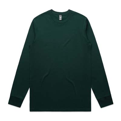 The AS Colour Staple Long Sleeve tee is a regular fit, 180gsm combed cotton long sleeve tee.  13 colours.  S - 5XL available.