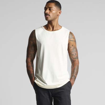 The AS Colour Barnard Tank Tee is a 150gsm, 100% cotton singlet.  In 7 colours.  Sizes XS - 3XL.  Great branded tank tee or singlet from AS Colour.