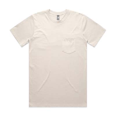The AS Colour Classic Pocket Tee is a relaxed fit, crew neck heavyweight tee.  S - 3XL.  6 colours.  Great branded heavyweight tees from AS Colour clothing.