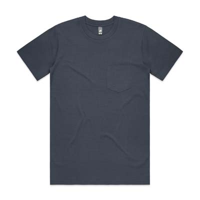The AS Colour Classic Pocket Tee is a relaxed fit, crew neck heavyweight tee.  S - 3XL.  6 colours.  Great branded heavyweight tees from AS Colour clothing.