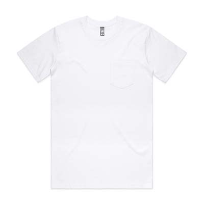 The AS Colour Classic Pocket Tee is a relaxed fit, crew neck heavyweight tee.  S - 3XL.  6 colours.  Great branded heavyweight tees from AS Colour clothing.