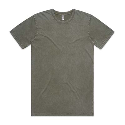 The AS Colour Stone Wash Staple Tee is a regular, crew neck, stone washed finish in your favourite staple tee.  5 colours.  S - 3XL.