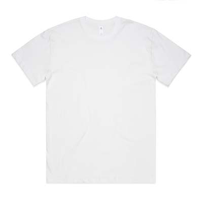 The AS Colour Oversized Block Tee is a midweight, carded cotton fabric.  Tubular design.  Tear out label.  4 colours.  S - 3xl.