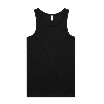 The AS Colour Organic Rib Singlet is a regular fit, heavyweight 330gsm tee.  Organic Cotton.  Black or White.  Great branded mens singlets from AS Colour