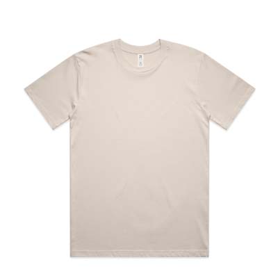 The AS Colour Classic Minus Tee is a heavyweight 220gsm cotton tee.  Relaxed fit.  8 colours.  S - 3xl.  Great branded short tees for your merch.
