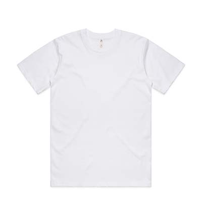 The AS Colour Classic Minus Tee is a heavyweight 220gsm cotton tee.  Relaxed fit.  8 colours.  S - 3xl.  Great branded short tees for your merch.