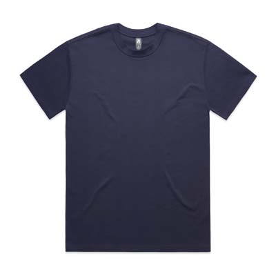 The AS Colour Heavy Tee is a heavyweight 280gsm cotton tee. Boxy, oversized fit with dropped shoulders. 16 colours. S - 3XL. Great branded heavy tees.