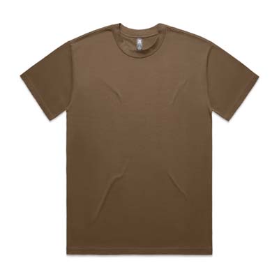 The AS Colour Heavy Tee is a heavyweight 280gsm cotton tee. Boxy, oversized fit with dropped shoulders. 16 colours. S - 3XL. Great branded heavy tees.