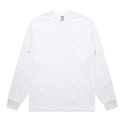 The AS Colour Heavy Long Sleeve Tee is a relaxed fit, heavyweight 280gsm long sleeve tee.  6 colours available.  S - 3XL.  Great option for branded merch for your label or business.