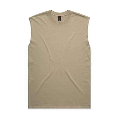 The AS Colour Heavy Faded Tank is a heavyweight 240gsm, on trend faded singlet.  4 colours.   S - 3XL.  Great option for your custom branded summer merch.