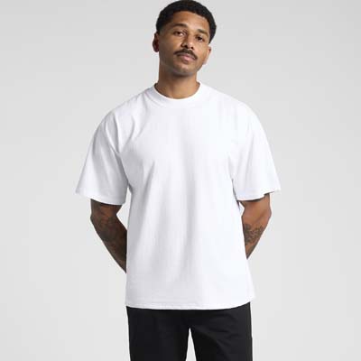 The AS Colour Heavy Faded Minus Tee is a heavy 240gsm cotton tee.  5cm shorter than the standard heavy faded tee.  S - 3XL.  4 colours available.