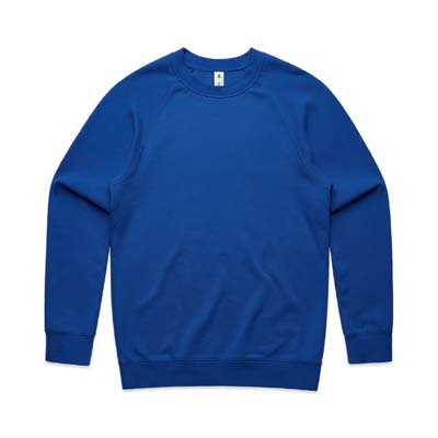 The AS Colour Supply Crew is a midweight entry level sweatshirt. Raglan sleeves, ribbed cuffs. S - 5XL. Available in 11 colours ready to add your branding.