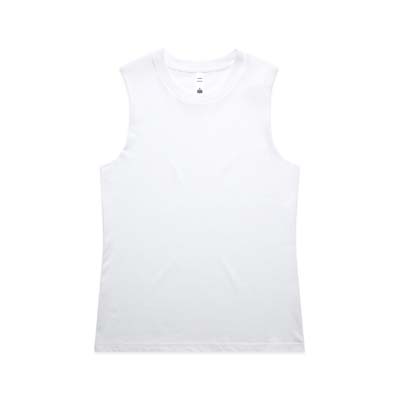 The AS Colour Womens Maple Tank is a regular fit, mid weight 180gsm cotton womens tank.  Black or White.  Great womens singlet for your brand.