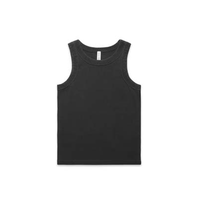 The AS Colour Womens Faded Organic Rib Tank is a slim fitting, heavyweight 330gsm cotton singlet.  2 colours.  XS - 2XL.  Great branded rib singlets. 