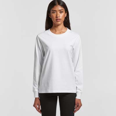 The AS Colour Dice Long Sleeve Tee is a regular, heavyweight 200gsm cotton long sleeve tee.  5 colours.  XS - XL.  Great branded long sleeve tees.