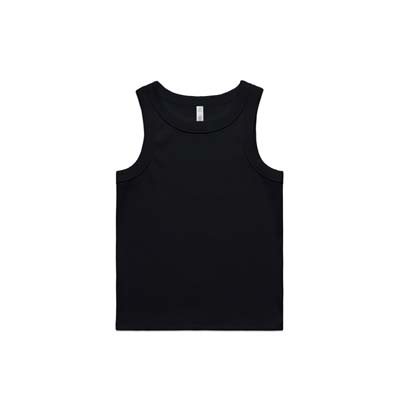 The AS Colour Womens Organic Rib Tank is a heavyweight, 330gsm 95% cotton singlet.  10 colours.  XS - XL.  Great option for branded ribbed singlets from AS Colour.