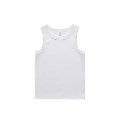 The AS Colour Womens Organic Rib Tank is a heavyweight, 330gsm 95% cotton singlet.  10 colours.  XS - XL.  Great option for branded ribbed singlets from AS Colour.