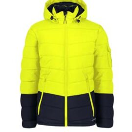 The Syzmik Streetworx Puffer Jacket is a polyester ripstop puffer jacket.  Mechnical stretch with a strong ripstop shell.  4 colours including hi vis options.