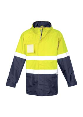 The Syzmik Ultralite Waterproof Jacket is a polyester waterproof to 10000mm jacket. Embroidery access. 2 colours. Great hi viz jackets from Syzmik.