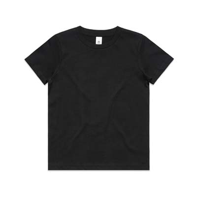 The AS Colour Kids Staple Tee is a 180GSM, 100% combed cotton kids tee. Available in 23 colours. Sizes 2 - 6. Great branded printed tees for kids.