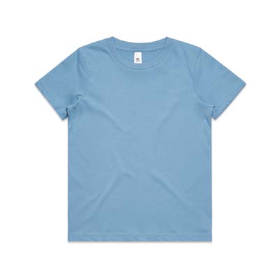 The AS Colour Kids Staple Tee is a 180GSM, 100% combed cotton kids tee. Available in 23 colours. Sizes 2 - 6. Great branded printed tees for kids.