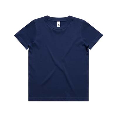 The AS Colour Kids Staple Tee is a 180GSM, 100% combed cotton kids tee. Available in 23 colours. Sizes 2 - 6. Great branded printed tees for kids.