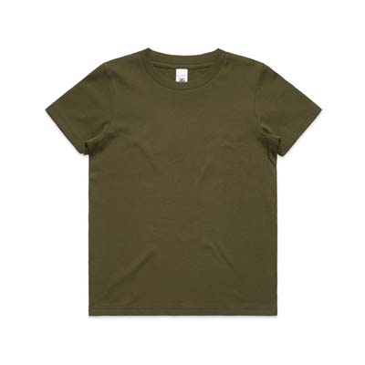 The AS Colour Staple Youth Tee is a 180GSM, 100% cotton kids tee. Available in 23 colours. Sizes 8 - 16. Great branded screen printed tees in range of colours.