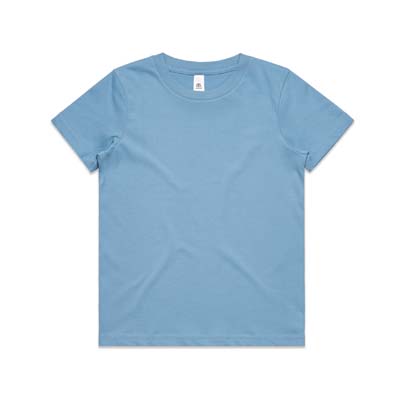 The AS Colour Staple Youth Tee is a 180GSM, 100% cotton kids tee. Available in 23 colours. Sizes 8 - 16. Great branded screen printed tees in range of colours.