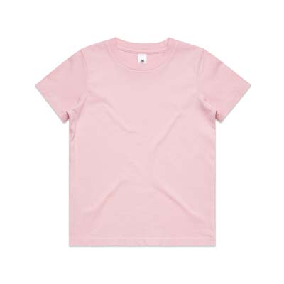 The AS Colour Staple Youth Tee is a 180GSM, 100% cotton kids tee. Available in 23 colours. Sizes 8 - 16. Great branded screen printed tees in range of colours.