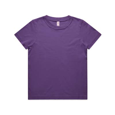 The AS Colour Staple Youth Tee is a 180GSM, 100% cotton kids tee. Available in 23 colours. Sizes 8 - 16. Great branded screen printed tees in range of colours.