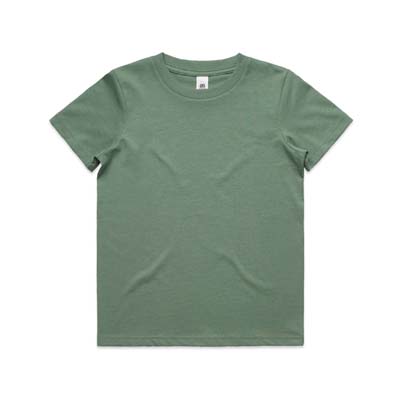 The AS Colour Staple Youth Tee is a 180GSM, 100% cotton kids tee. Available in 23 colours. Sizes 8 - 16. Great branded screen printed tees in range of colours.