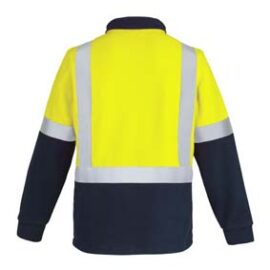 The Syzmik Hi Vis Fleece Jumper - Shoulder Taped is a 100% polyester anti-pill fleece.  390gsm.  2 colours.  Great branded hi vis workwear for your team.