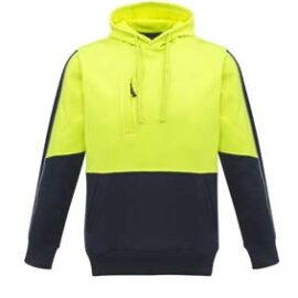 The Syzmik Unisex Hi Vis Pullover Hoodie is a warm 320gsm pullover hoodie in 6 colours.  XXS - 7XL.  Great branded hi vis hoodies for your team from Syzmik.  This style has replaced ZT481.