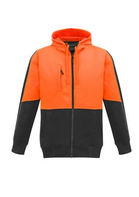 The Syzmik Unisex Hi Vis Full Zip Hoodie is made from 100% Polyester. 320gsm. Garment complies with Standards for Hi Visibility Safety Garments. 6 colours. This style replaces ZT480.